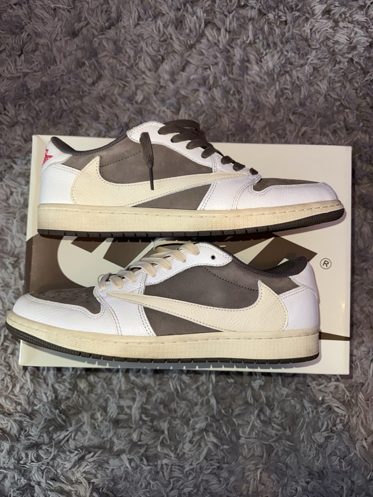 Jordan Air Jordan 1 Low OG x Travis Scott Reverse Mocha DM7866-162 White Brown