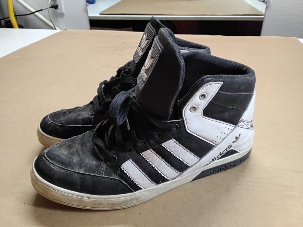 Adidas Hightop Black Shoes Male U.S. Size 12