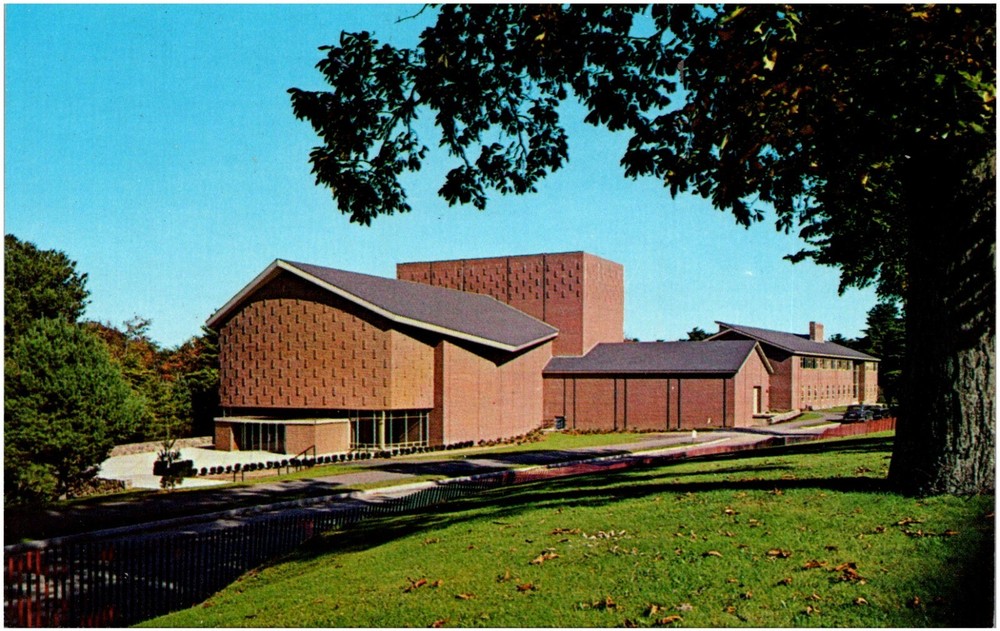 Paul Creative Arts Center University of New Hampshire Durham NH Chrome Postcard
