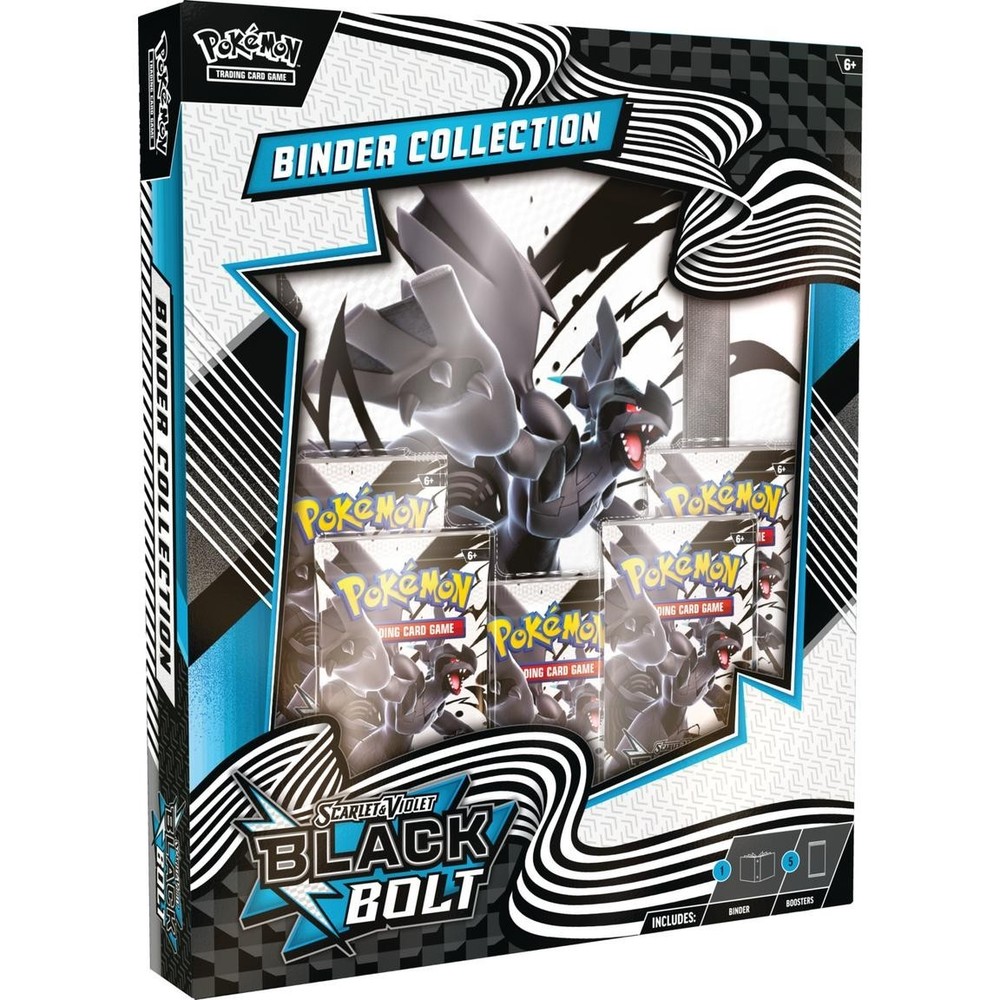 Pokemon TCG Scarlet & Violet Black Bolt Binder Collection Box NEW Factory Sealed