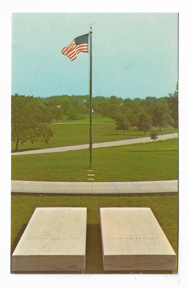 VTG Postcard Herbert Hoover Presidential Library - West Branch, Iowa