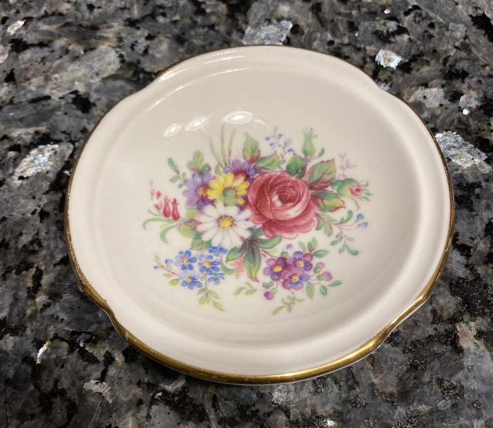 Vintage Paragon England Fine Bone China Floral Plate Saucer Collectible