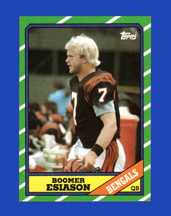 1986 Topps Set-Break #255 Boomer Esiason RC NM-MT OR BETTER *GMCARDS*Consign with Greg Morris Cards