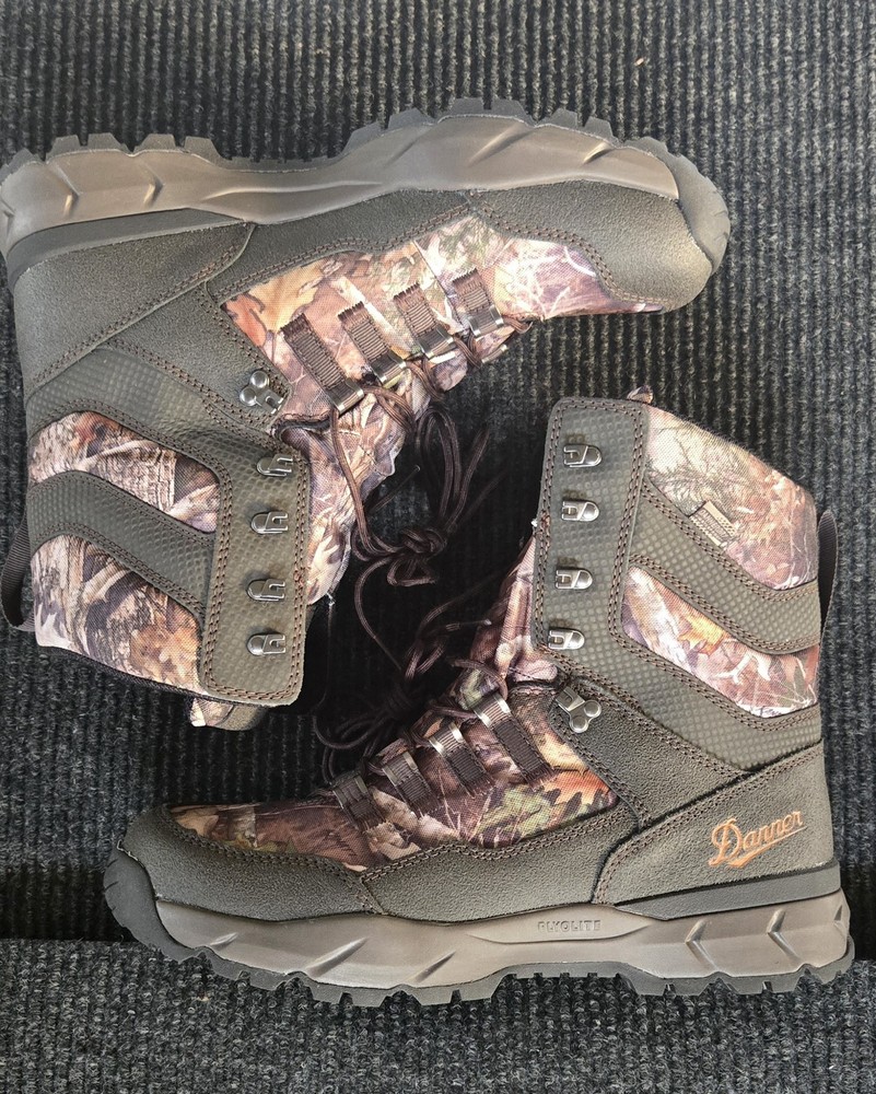 Danner Vital Mens Size 12 Camo Waterproof Hunting Boots with Plyolite 41551