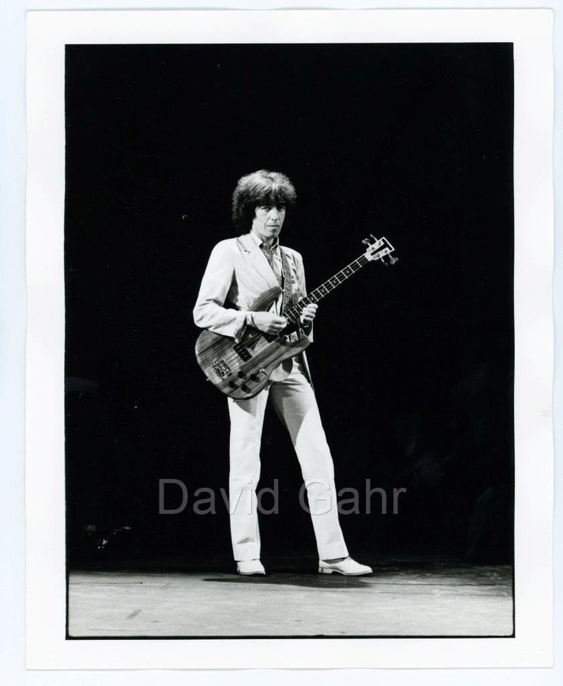 '81 Bill Wyman The Rolling Stones SIR Studios NYC Old Original Gahr Photo B771