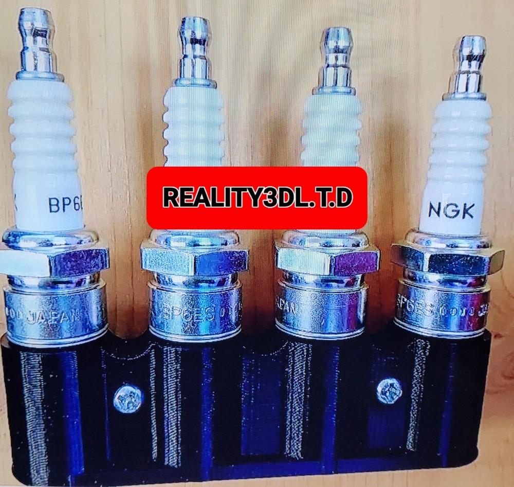 Spark Plug Holder holds 4 plugs Garage /workshop / Race car track car M14