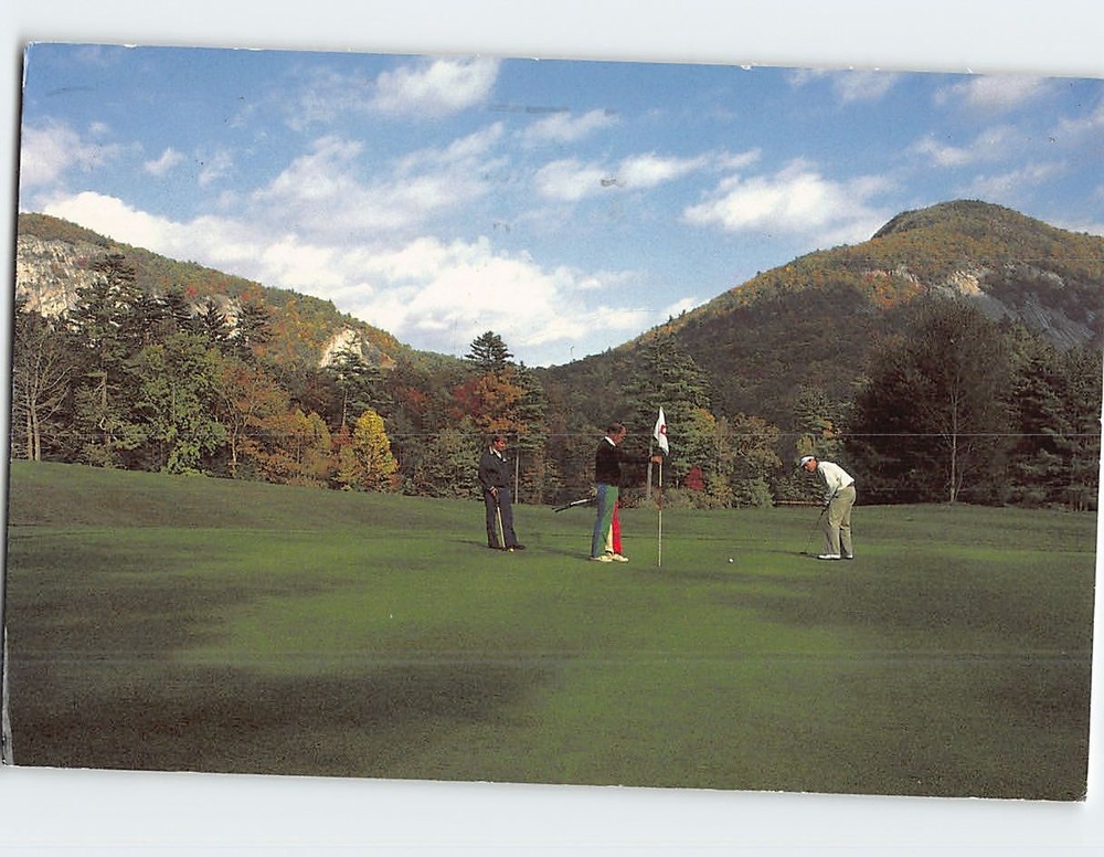 Postcard Golf Course Scene High Hampton Inn & Country Club North Carolina USA