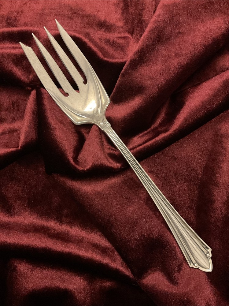 Westminster by International Sterling Cold Meat Serving Fork 7 3/8