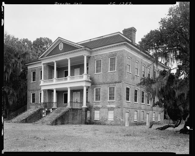 Charleston South Carolina Drayton Hall 1938 plantation house porches columns