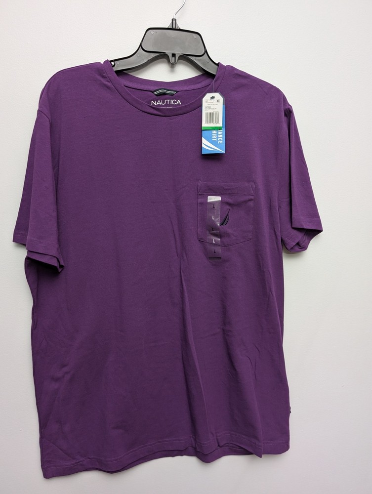 C9 NWT Nautica T-Shirt Crew Neck Short Sleeve with Logo Size  L