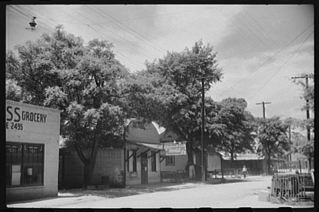 A street in Phenix City,Alabama,AL,Farm Security Administration,May 1941,FSA