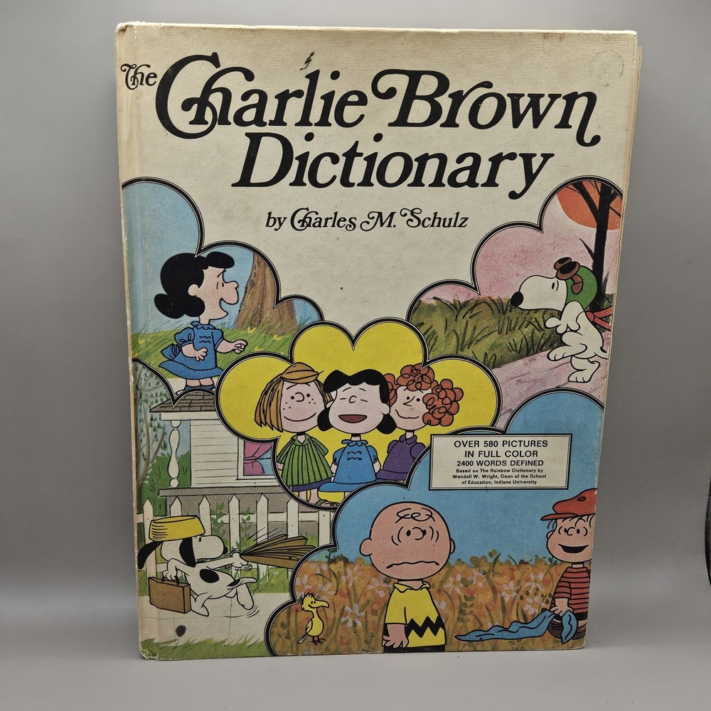 Vintage The Charlie Brown Dictionary Charles M Schulz Peanuts Gang Snoopy