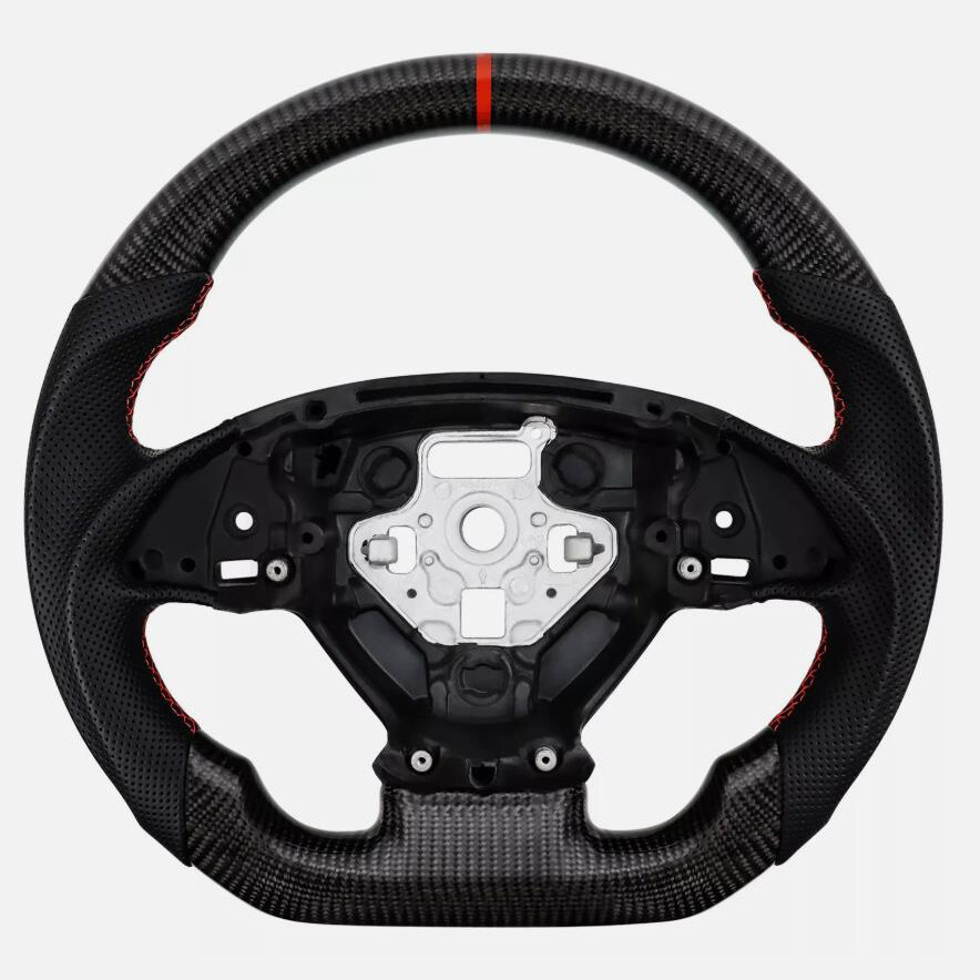 For Chevrolet Corvette C7 2014-2019 Real Carbon Fiber Steering Wheel