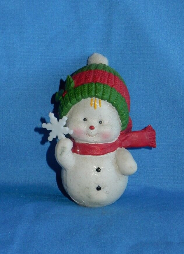 Morehead Inc Snow Pal Collection Christmas Snowman w Snowflake Figurine