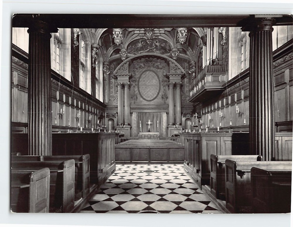 Postcard Chapel Royal Hampton Court Palace England