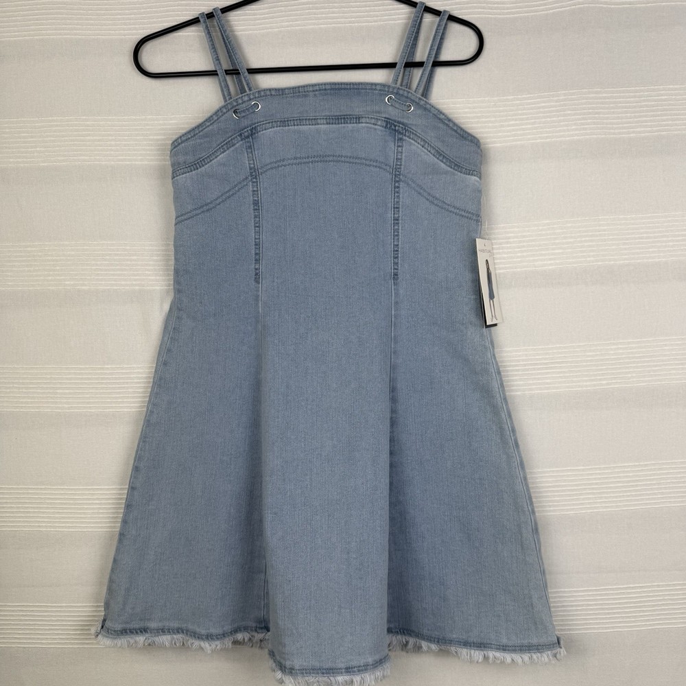 Habitual Girl Jean Dress Size 14 Girls NWT Sleeveless Sundress Denim