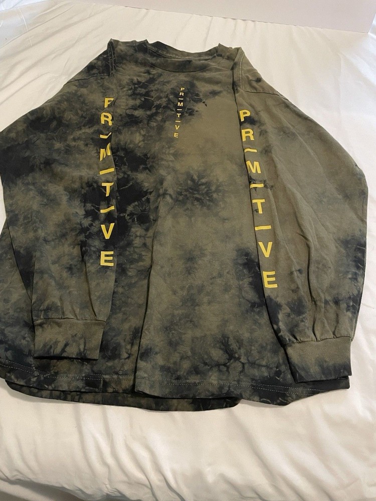 Primitive Skateboarding Men's Medium Long Sleeve Shirt, Grunge, Goth