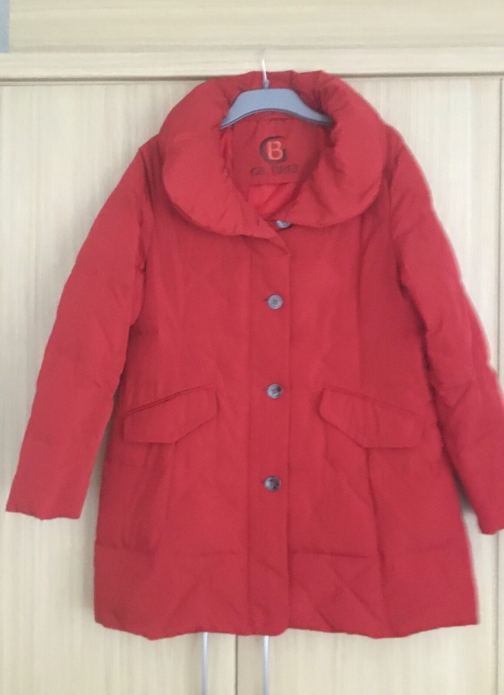 Gil Bret Red Quilted Coat Size 18