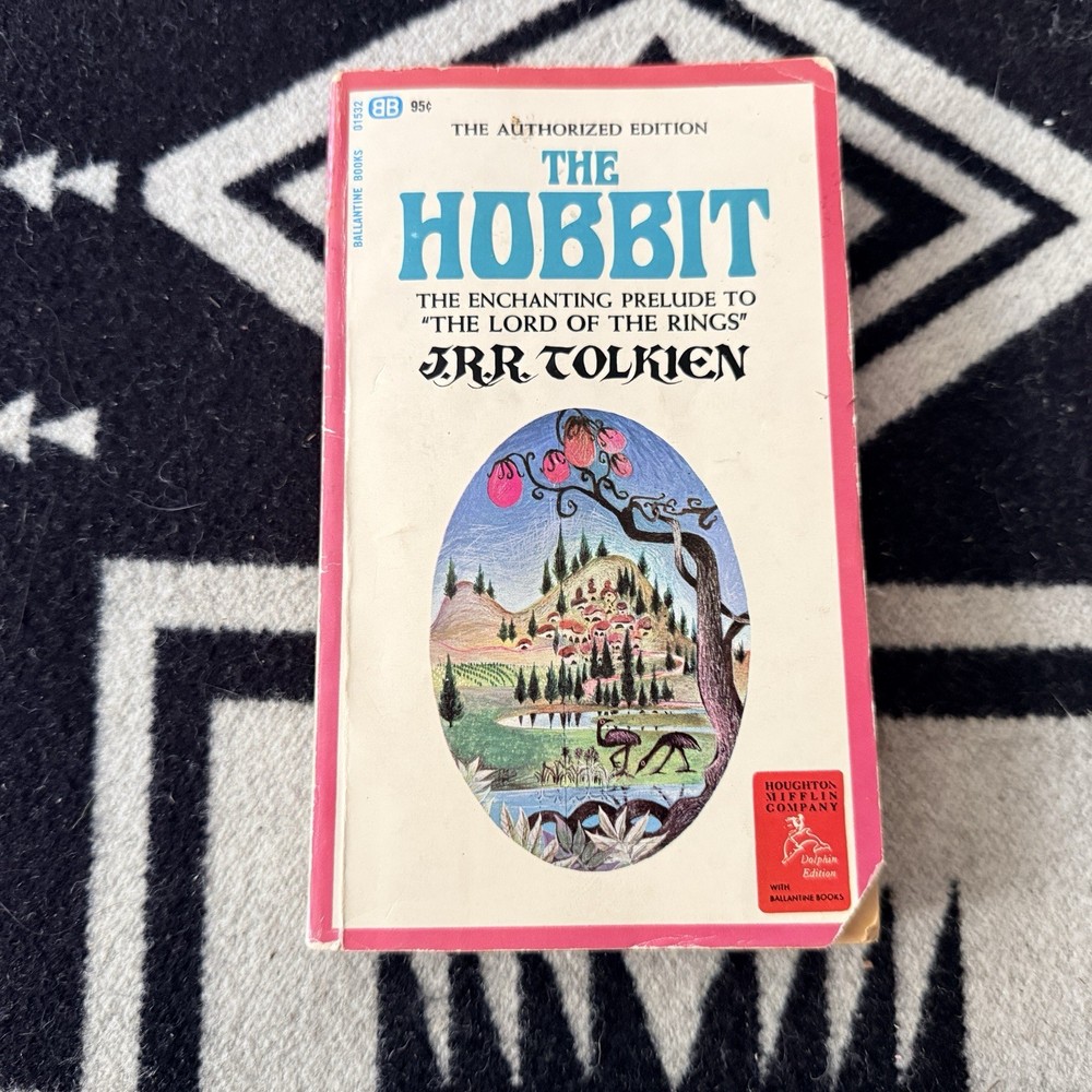 Vintage 1969 Ballantine Paperback Book - The Hobbit by JRR Tolkien ~ Revised Ed