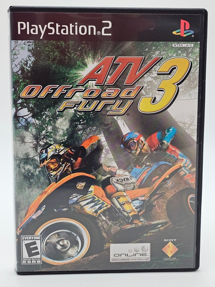 Sony Playstation 2 PS2 ATV Offroad Fury 3 CIB Cleaned & Tested