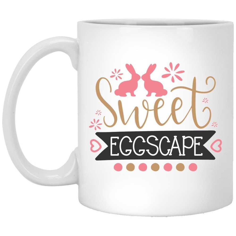 Easter Coffee Mug Sweet Escape Gift for Family Mom Dad Grandma Grandpa Brother
