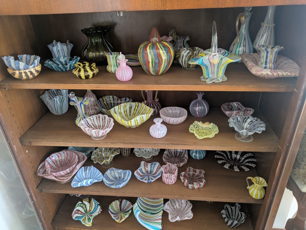 VNG Murano Zanfirico, Fulvio Bianconi, Fratelli Toso, and More Glass Collection