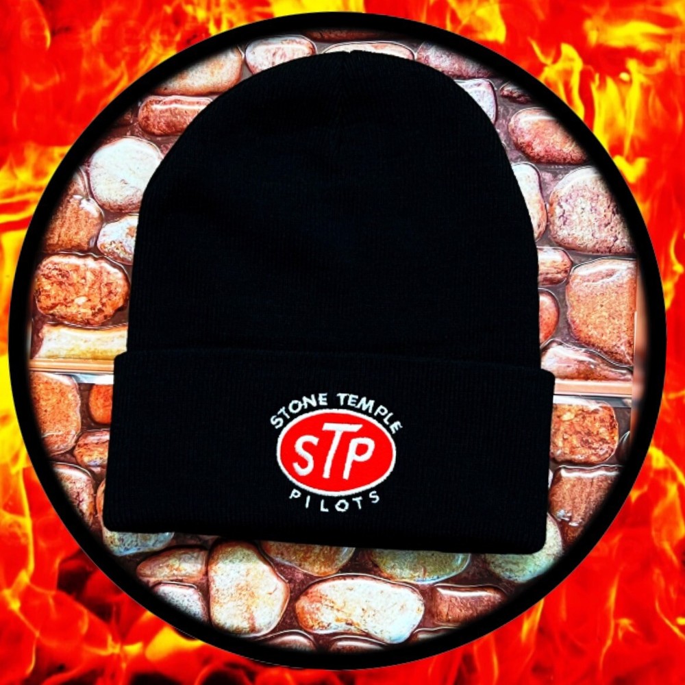 STONE TEMPLE PILOTS STP PLUSH EMBROIDERED BEANIE HAT
