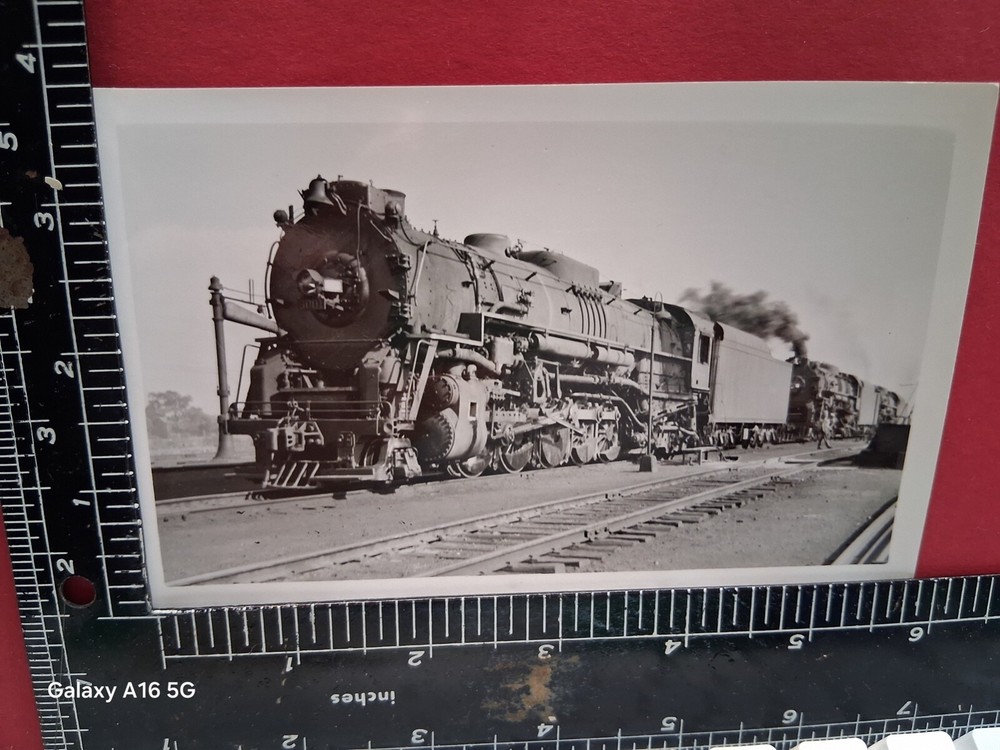 NEW YORK CENTRAL RAILROAD LOCOMOTIVES #3001 + OTHERS on READY TRACK PHOTO 1940's