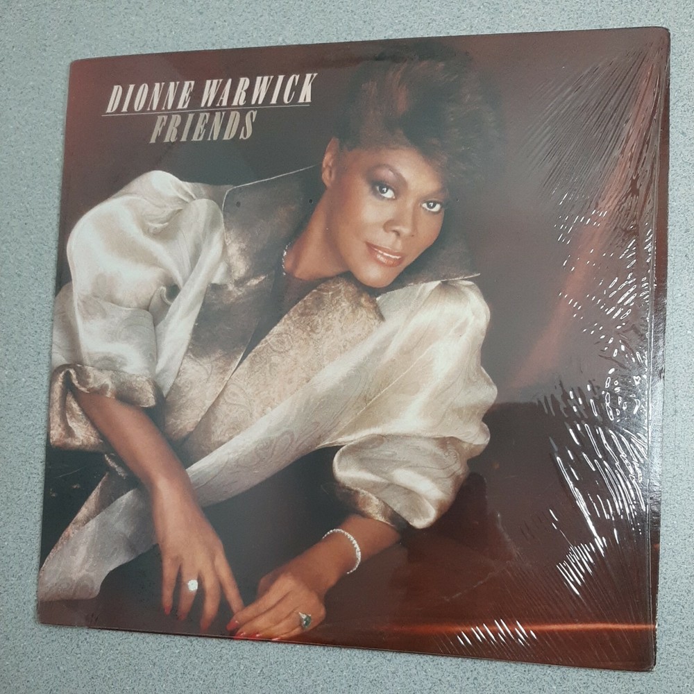 Dionne Warwick Friends LP Vinyl 1985 Arista Records Very Good In Shrink!