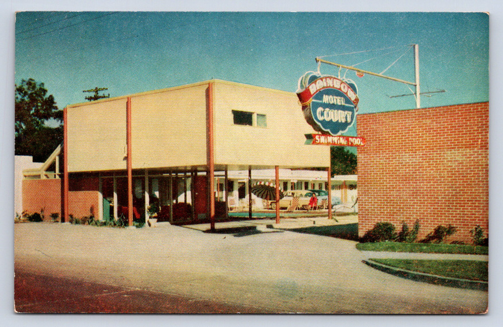 Vintage Postcard Rainbow Motel Court New Orleans Louisiana