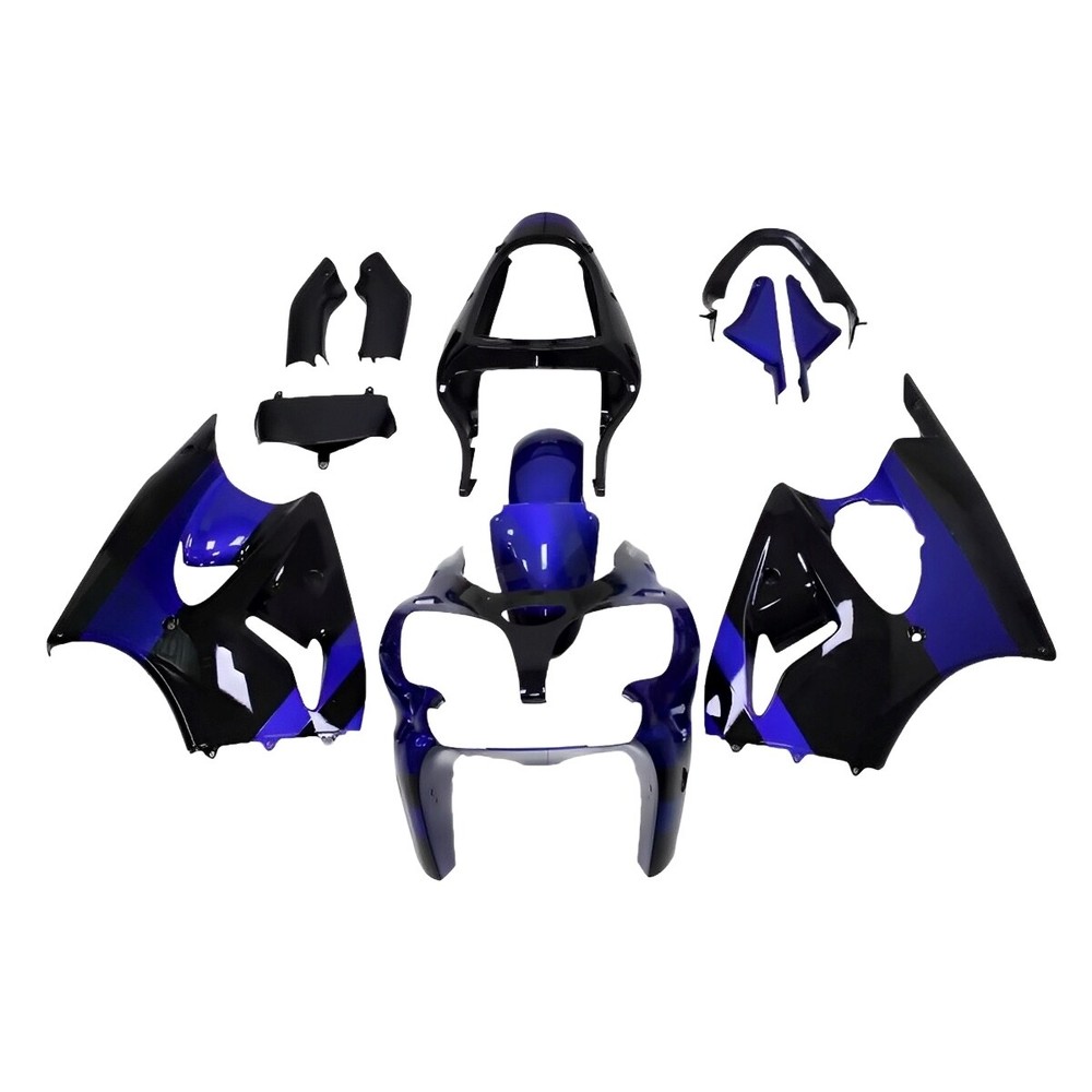 ABS Fairings For Kawasaki Ninja ZX6R 2000-2002 ZZR600 05-08 Black Blue Bodywork