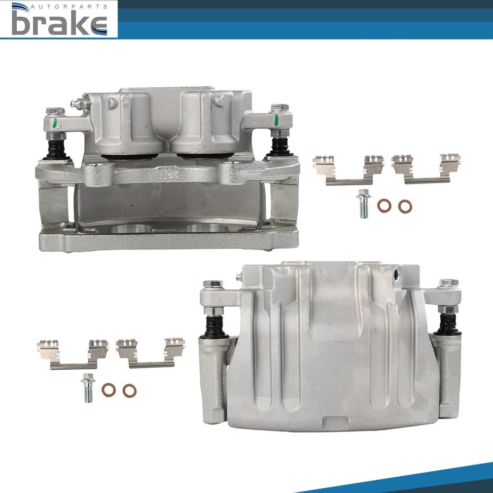 2Pcs Front Disc Brake Calipers w/ Bracket For 2017 - 2020 DODGE CHARGER 3.6L AWD