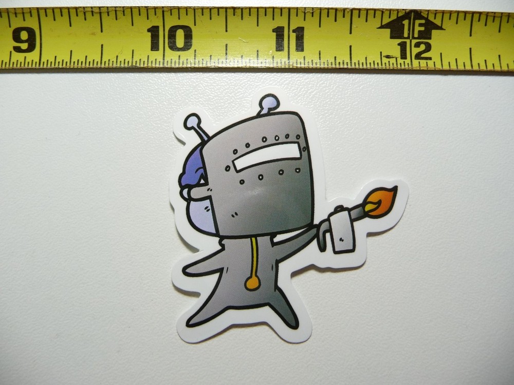 Alien Baby Space Welder Vinyl Decal Sticker for Work or DIY Projects