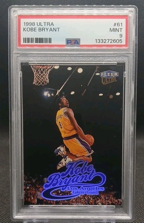 1998-99 Fleer Ultra - Kobe Bryant #61 Lakers  Psa 9