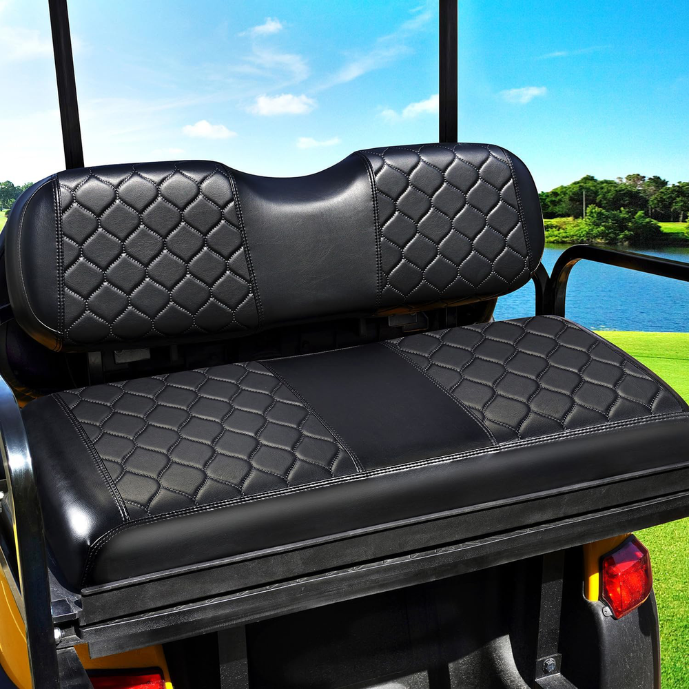 Golf Cart Seat Cover Common Rear Seat Cushion Kit for EZGO TXT, Club Car DS OEM