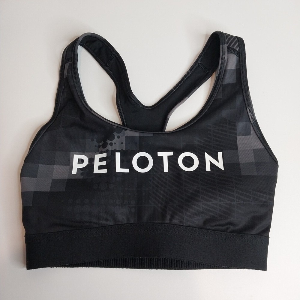 Adidas X Peloton Digi Motion Sports Bra Women's Activewear Black XS