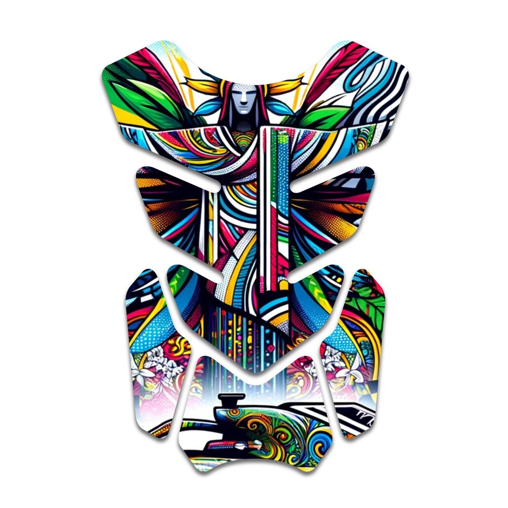 Vibrant Motorcycle Tank Pad Gas Tank Protector SHIELD