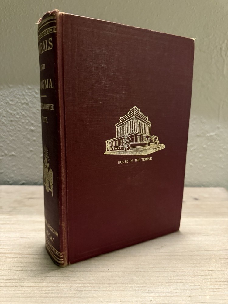 Morals and Dogma – Albert Pike – 1966 – House of the Temple – Freemasonry VG