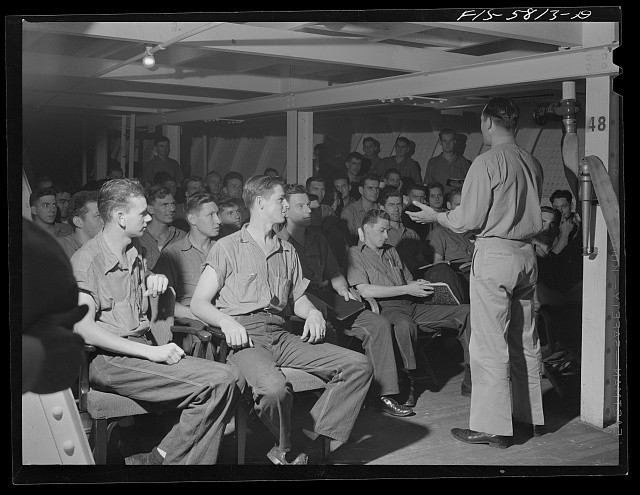 Hoffman Island Staten Island NY 1942 Merchant Marine Training Ship Class