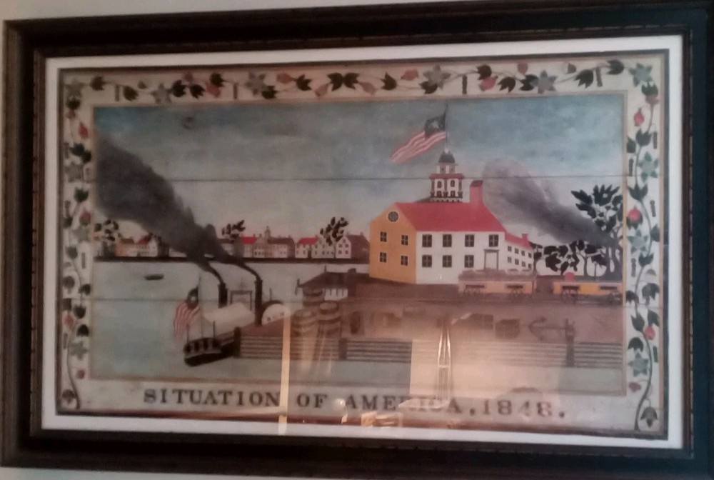 SITUATION OF AMERICA , 1848  34 3/4