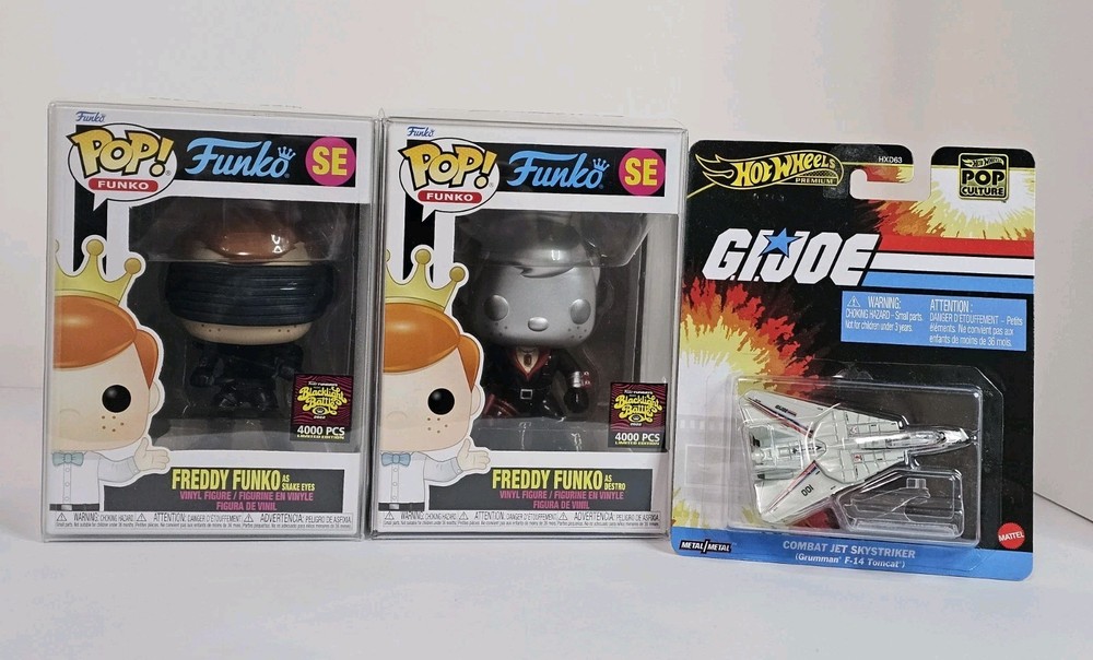 G.I. JOE Funko Pop! Lot Of 2 + Gift HW