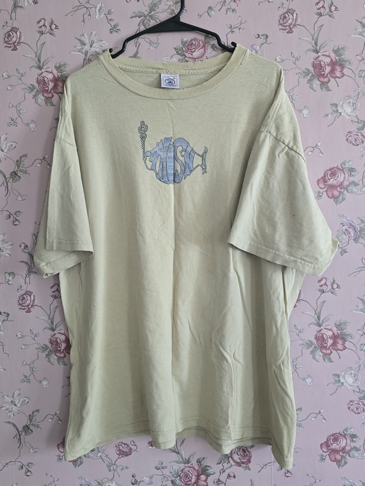 Vintage Phish Summer Tour Radio City Music 2000 Worn T-shirt XL Olive Green Fade
