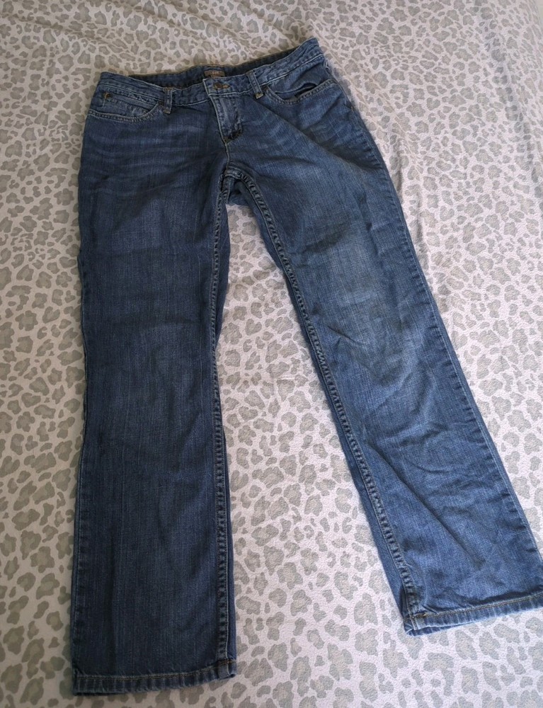 J. Jill Women's Size 8 Petite Straight Leg Pocketed Comfort Denim Blue Jeans
