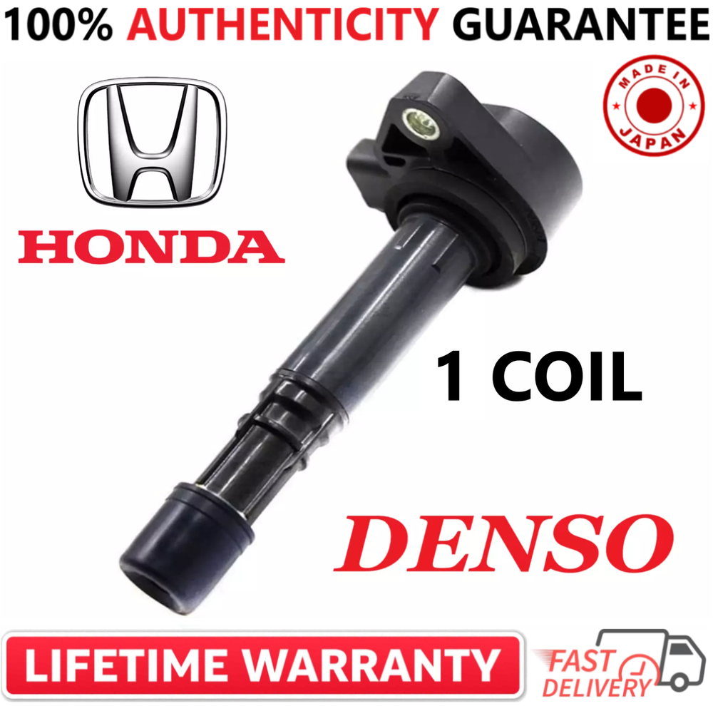 x1 OEM DENSO Ignition Coil For 2001-2008 Honda Civic Pilot Ridgeline 3.5L