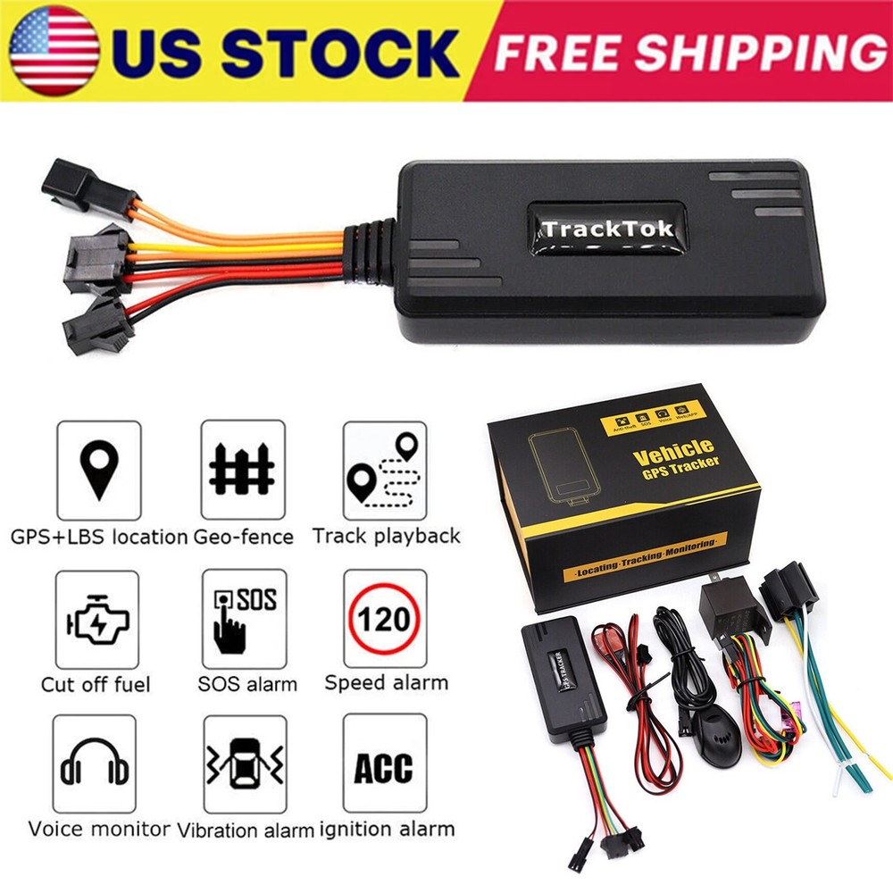 4G Car GPS Tracker GSM GPRS Real Time Tracking Device Locator for Truck Vehicle