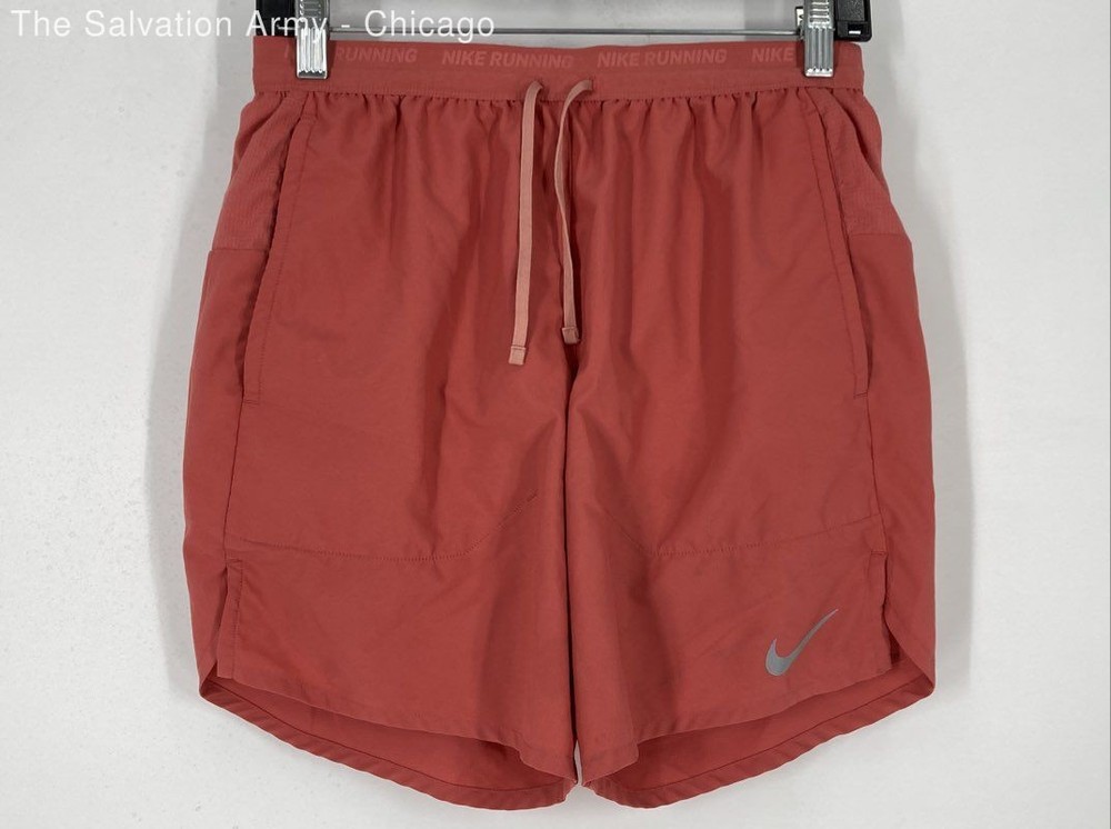 Nike Womens Pink Dri-Fit Elastic Waist Activewear Athletic Shorts Size Small