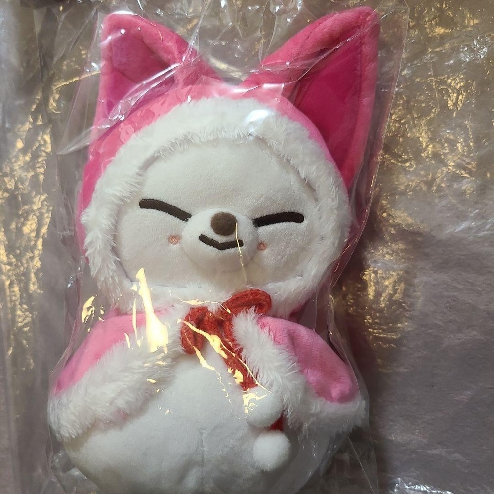 Stray Kids I.N / SKZOO FoxI.Ny Snowman Plush Smartphone Holder & Grip set of 3