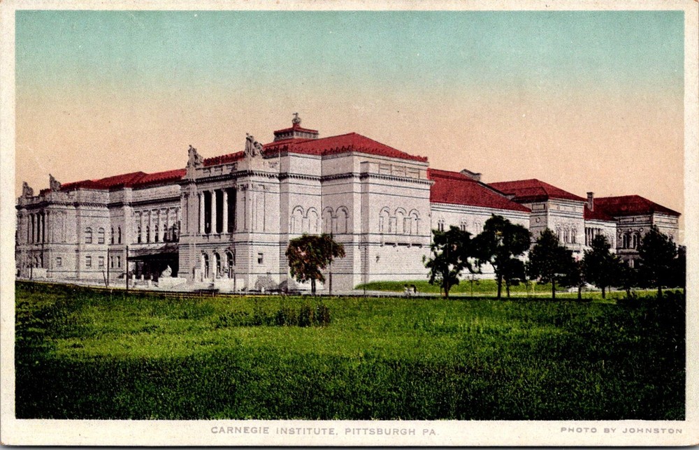 Carnegie Institute Pittsburgh PA Vintage Postcard