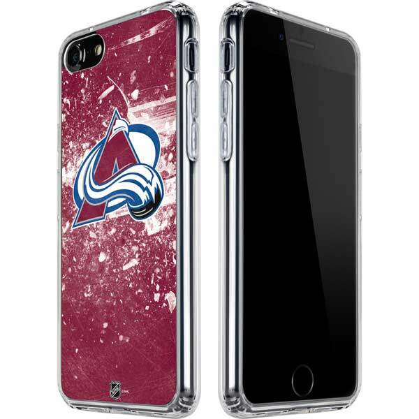 NHL Colorado Avalanche iPhone SE Clear Case - Colorado Avalanche Frozen