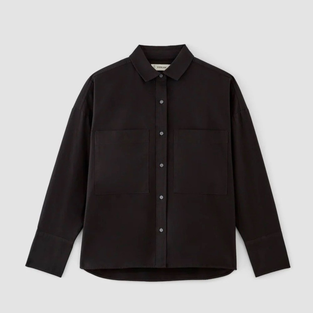 Everlane The Boxy Oxford Boyfriend Button Up Organic Cotton Womens Size XL